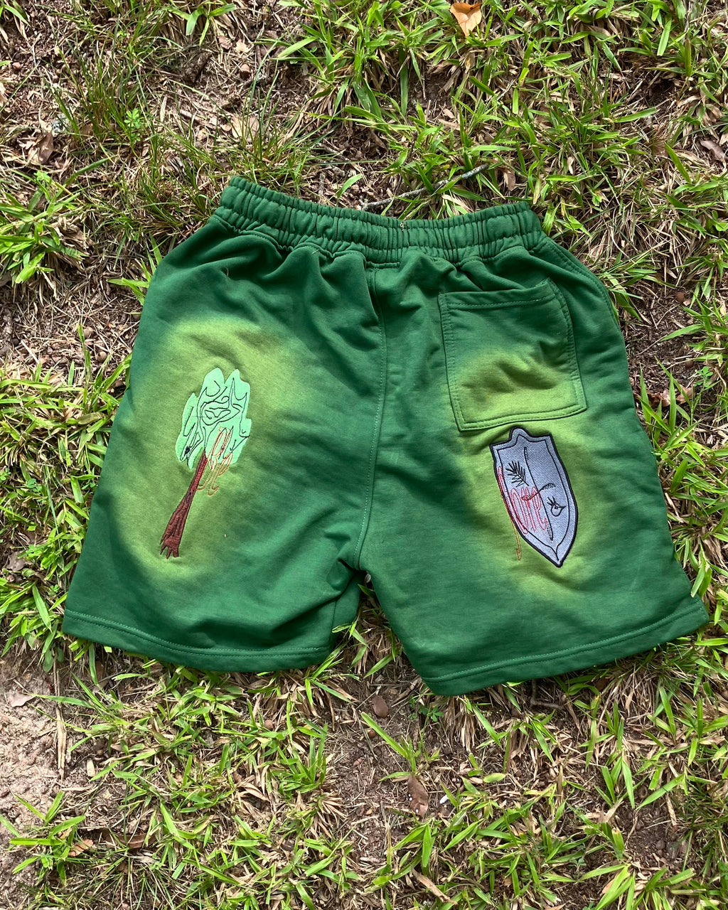 ‘All-Might’ Sun-dyed Sweat Shorts