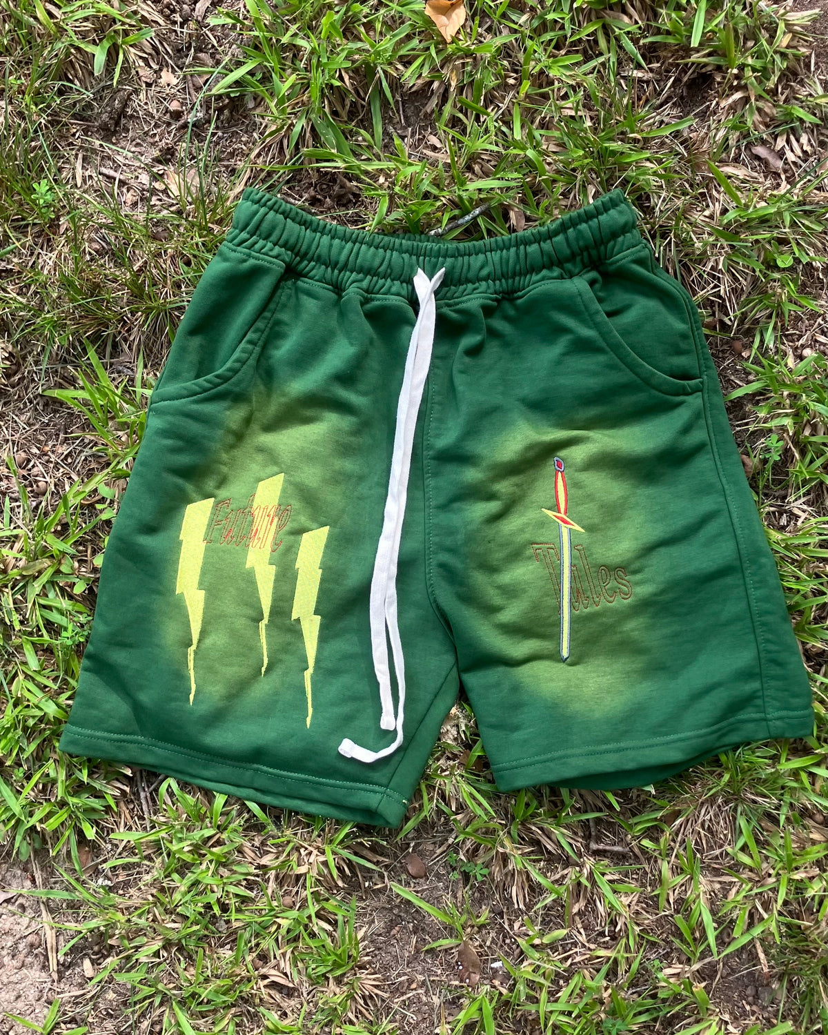 ‘All-Might’ Sun-dyed Sweat Shorts